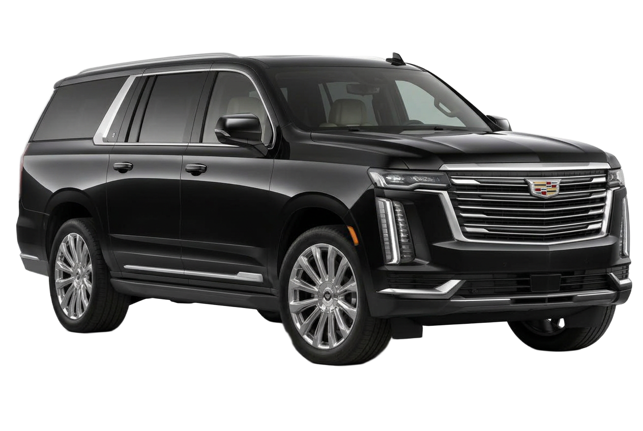Black Cadillac Escalade SUV for Port Canaveral cruise transfers